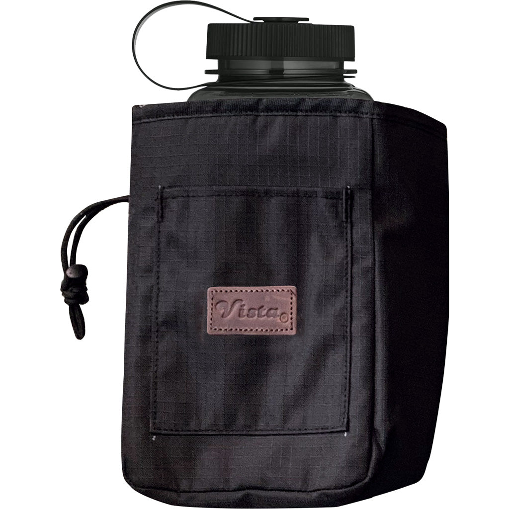 Vista Water Bottle Pouch Black