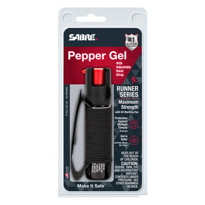 Sabre Runner Pepper Spray Black With Strap