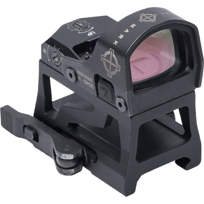 Sightmark Mini Shot M-spec Lqd Red Dot Sight 1x 3 Moa Lp/ar Riser Fixed Mount