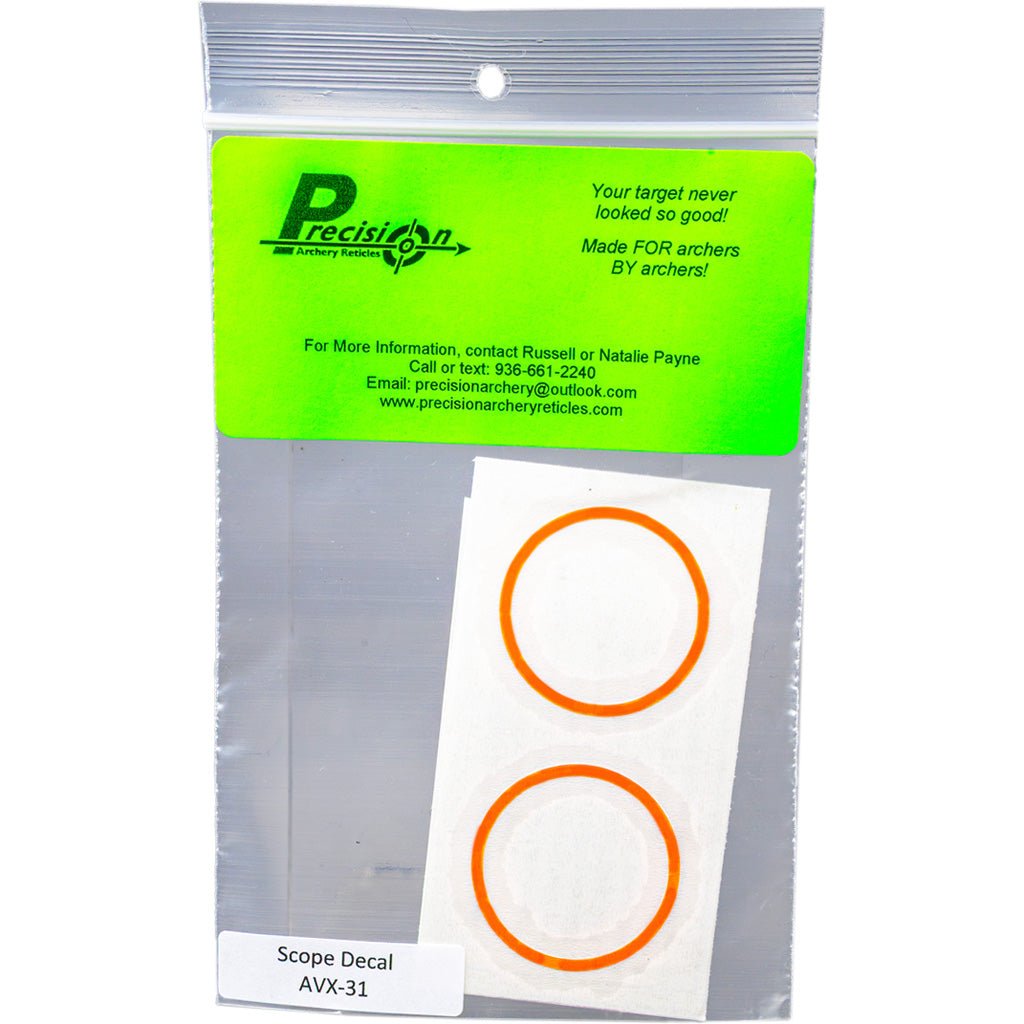 Tru Ball Avx-31 Scope Ring Mask Reticle Orange