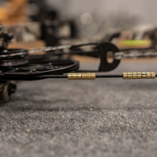 Acu Stax Machined Brass Bowstring Weight 3 Stack 10 Count Bag