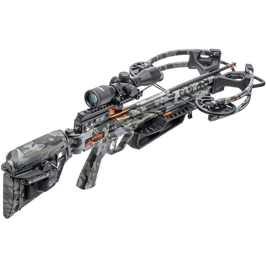 Wicked Ridge Invader M1 De-cock Crossbow Package Acu50 Sled Pro View 400 Scope Peak Camo