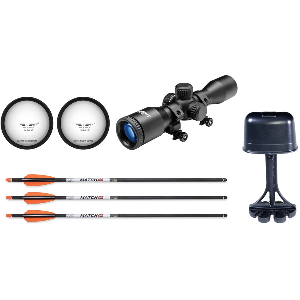 Wicked Ridge Invader M1 De-cock Crossbow Package Acu50 Sled Pro View 400 Scope Peak Camo