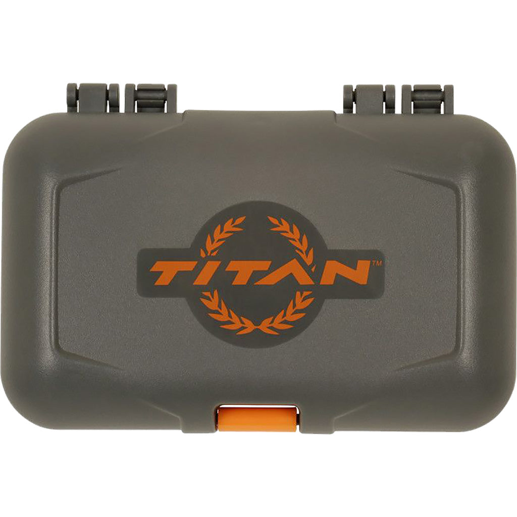 Titan Broadhead Caddy Gray And Orange