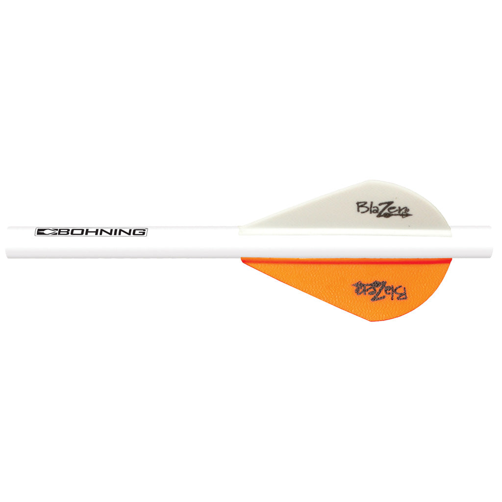 Bohning Blazer Quikfletch Neon Orange-white 6 Pk.