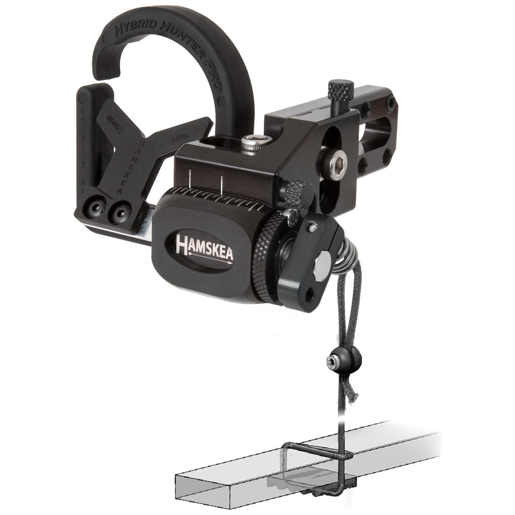 Hamskea Hybrid Hunter Pro Rest Micro Tune Black Rh