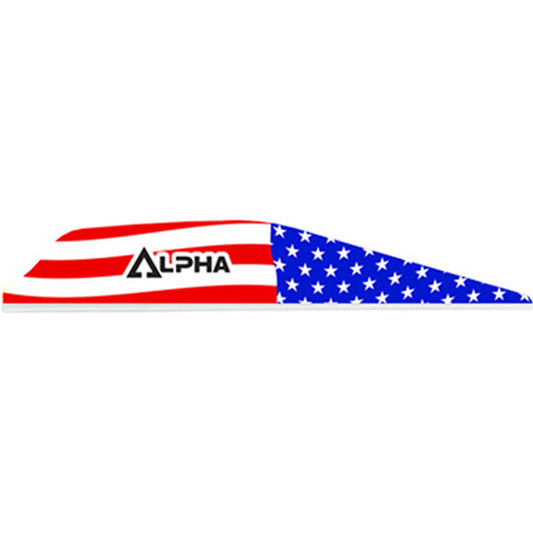 Bohning Alpha Vanes American Flag 100 Pk.