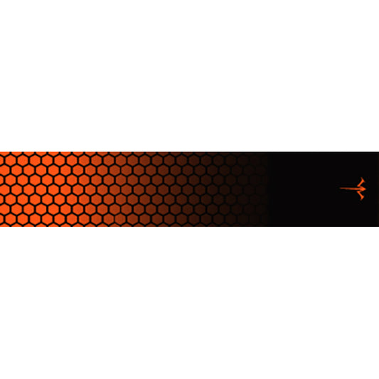 White Water Archery Honeycomb Fade Arrow Wraps Fade Orange 5 In. X 1.125 In. 15 Pk.