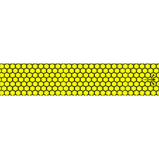 White Water Archery Honeycomb Fade Arrow Wraps Open Flo Yellow 5 In. X 1.125 In. 15 Pk.