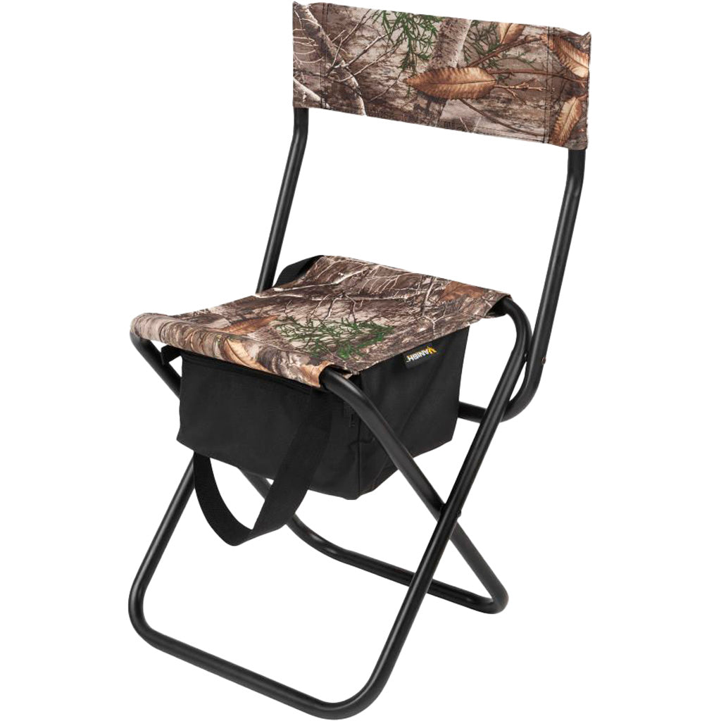 Vanish Foldable Seat With Backrest Realtree Edge – PredatorsArchery