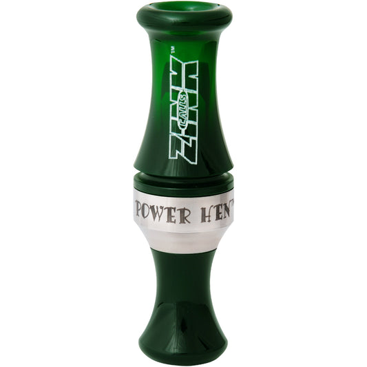 Zink Ph-2 Duck Call Poly Double Reed Mallard Green