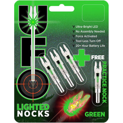 30-06 Ufo Lighted Nock   Green .166 3+1 Bp