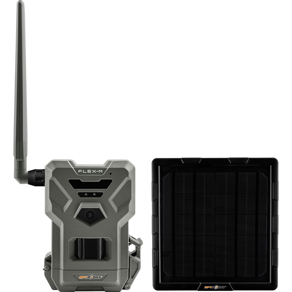 Spypoint Flex-m Cellular Camera W/solar Panel Bundle Multi Carrier