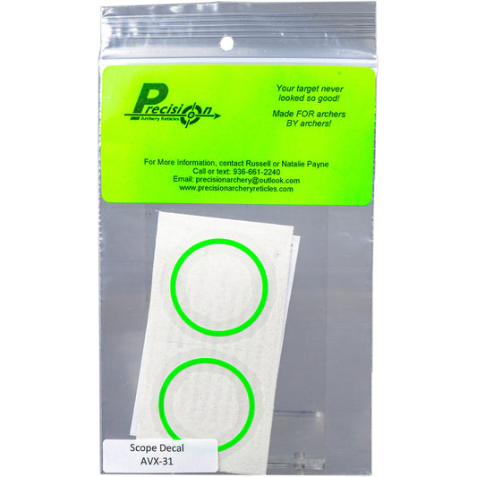 Tru Ball Avx-31 Scope Ring Mask Reticle Green