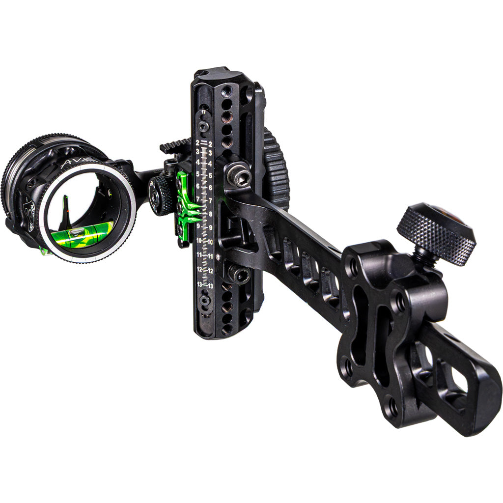 Axcel Driver Plus Slider Sight W/avx-31 Scope Stealth Bh .010 Green And Red Fiber Ranger Pin Rh
