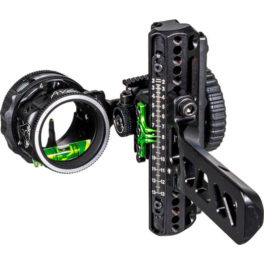 Axcel Driver Plus Slider Sight W/avx-31 Scope  Stealth Bh Bridge-lock .019 Green Fiber 1 Pin Rh