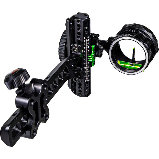 Axcel Driver Plus Slider Sight W/avx-41 Scope Stealth Bh .019 Green Fiber Single Pin Lh
