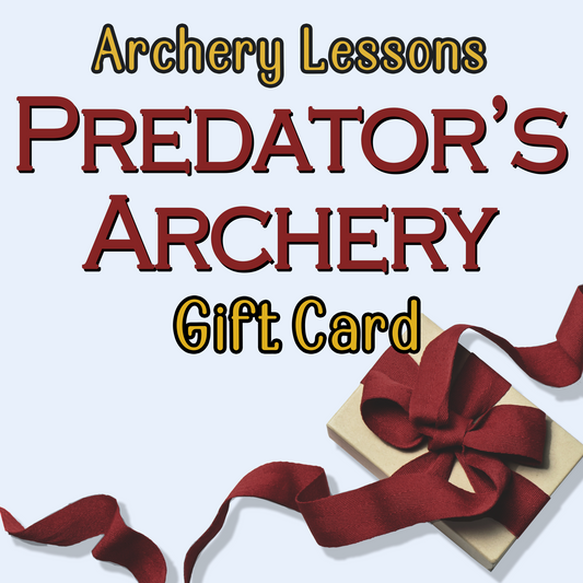 Predator's Archery Lessons Gift Card