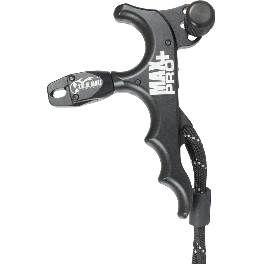 Tru Ball Max Pro Plus Release 4 Finger Black