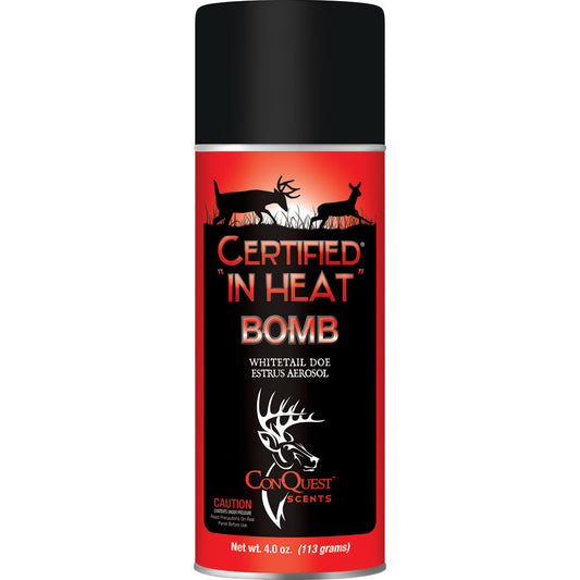 Conquest Scent Bomb Certified In Heat 4 Oz.