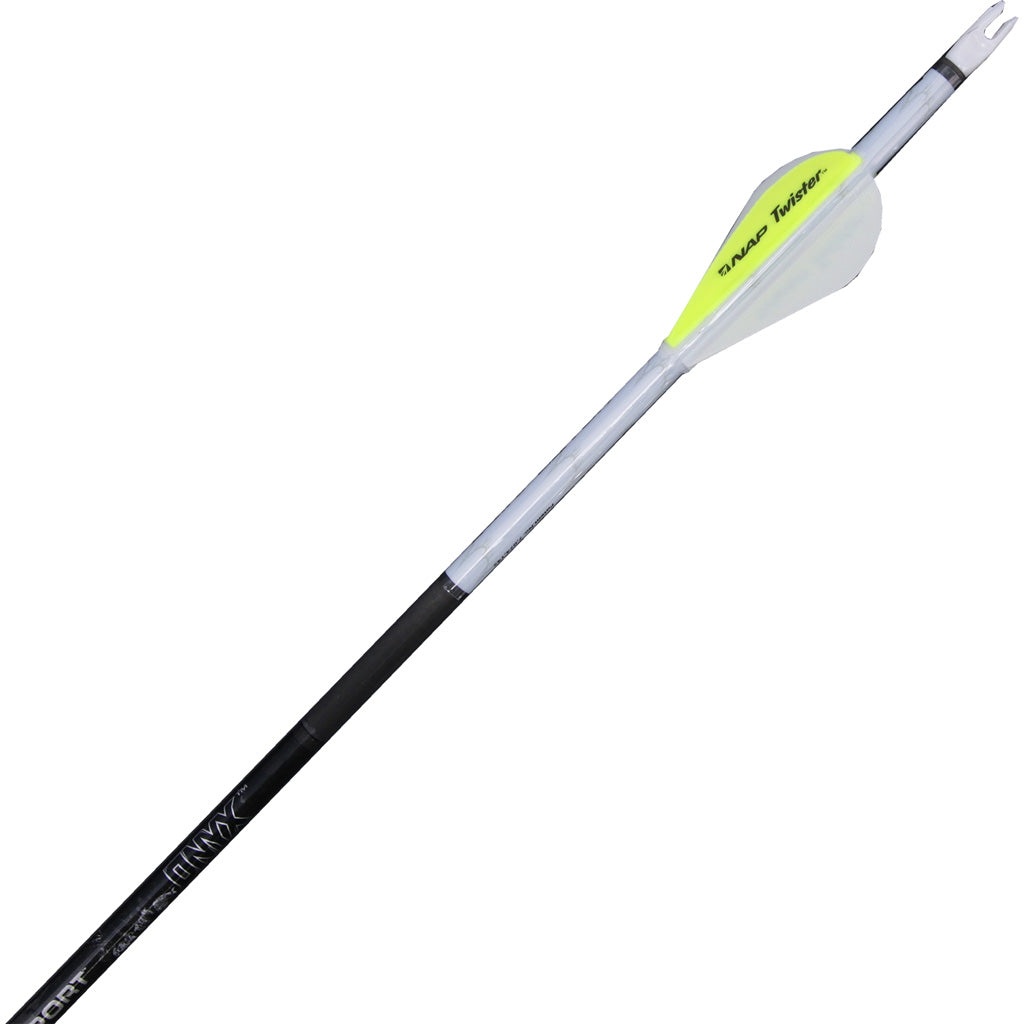 Nap Quikfletch Quickspin Fletch Rap White And Yellow 2 In.