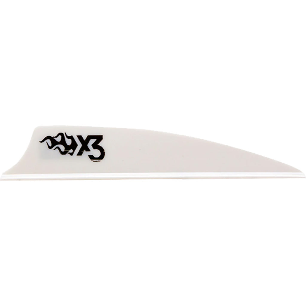 Bohning X3 Vanes White 2.25 In. 100 Pk.