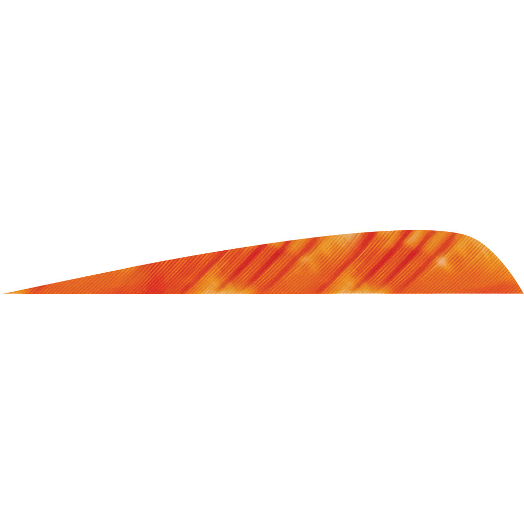 Gateway Parabolic Feathers Tre White-orange 4 In. Lw 50 Pk.