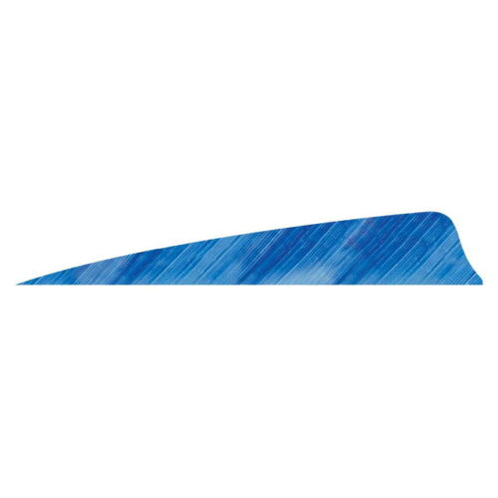 Gateway Shield Cut Feathers Tre White-blue 4 In. Lw 50 Pk.