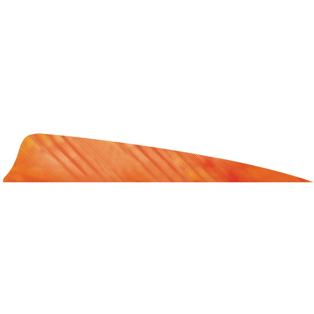 Gateway Shield Cut Feathers Tre White-orange 4 In. Lw 50 Pk.