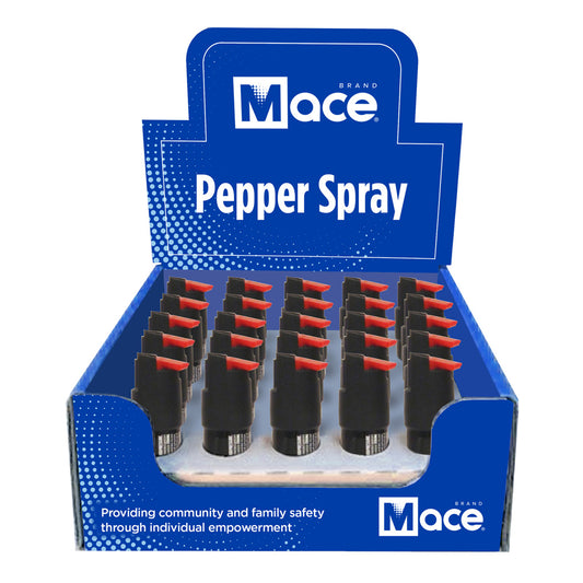 Mace Twist Lock Pepper Spray Display 50 Units