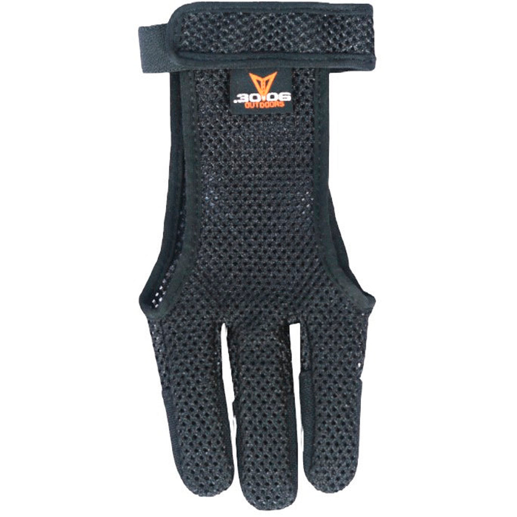 30-06 Mesh Shooting Glove 3 Finger Black Extra Small