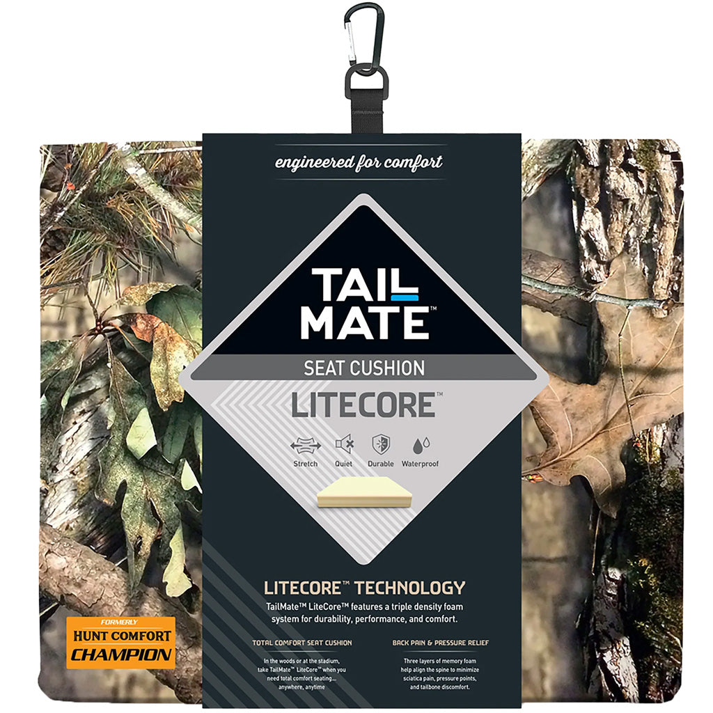 Tail Mate Litecore Seat Cushion Mossy Oak