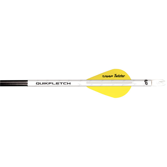 Nap Quikfletch W-twister Vanes White-yellow 6 Pk.