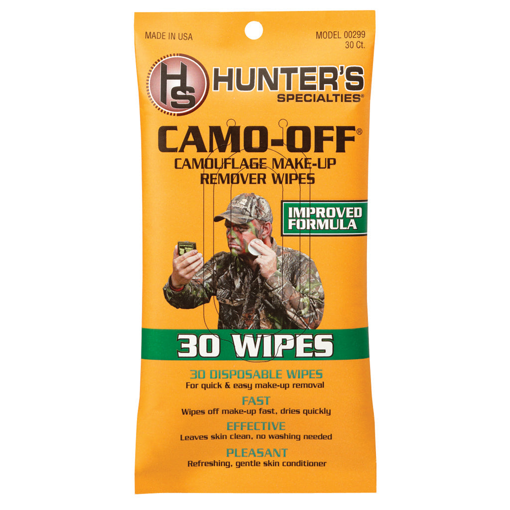 Hunters Specialties Camo-off Makeup Remover Wipes 30 Pk.