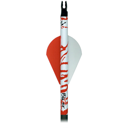 Bohning Blazer Arrow Wraps White-red Tiger 4 In. 13 Pk.