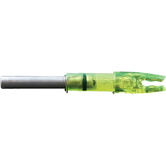 Lumenok Lighted Nocks Green H 3 Pk.