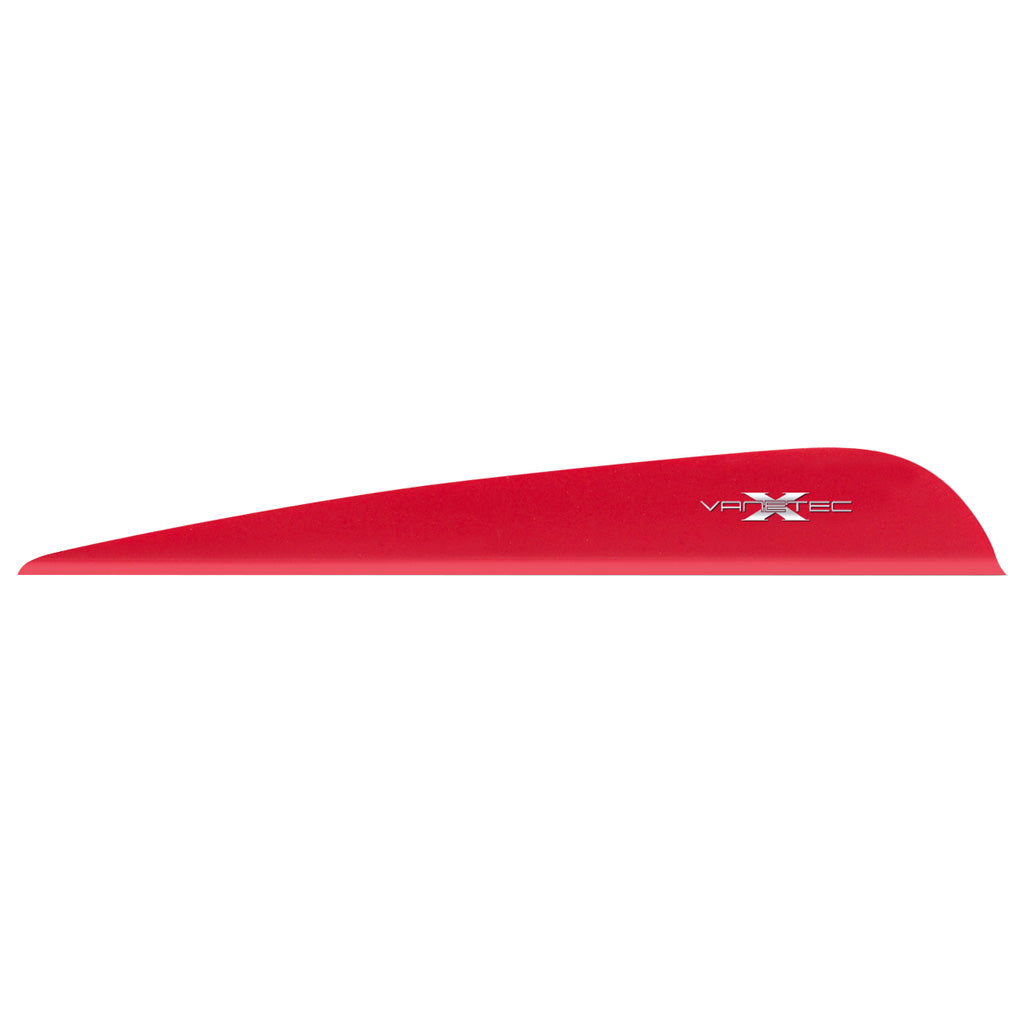 Vanetec V-max Vanes Raspberry Red 4 In. 100 Pk.