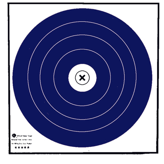 Maple Leaf Target Face Nfaa Indoor Blue-white 40 Cm. 100 Pk.