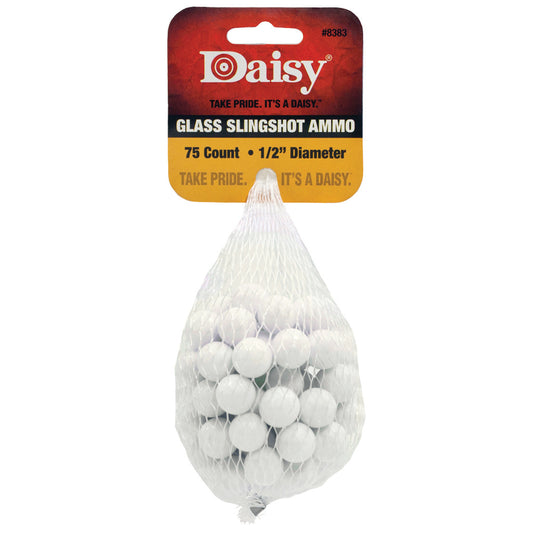 Daisy Slingshot Ammo Glass 1-2in. 75ct.