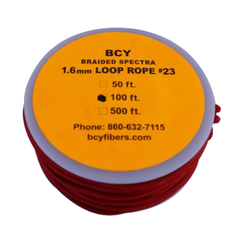 Bcy 23 D-loop Material Red 100 Ft.
