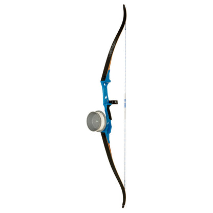 Fin Finder Bank Runner Bowfishing Recurve Package W-drum Reel Package Blue 58 In. 35 Lbs. Rh