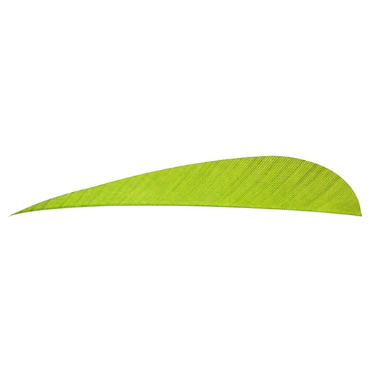 Trueflight Parabolic Feathers Chartreuse 5 In. Lw 100 Pk.