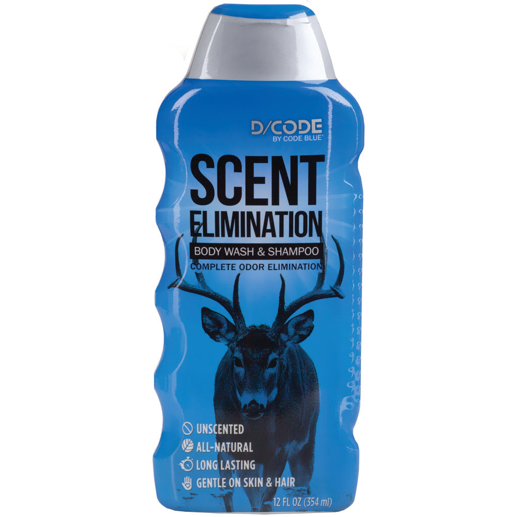 Code Blue D-code Odor Eliminator Body Wash-shampoo 12 Oz.