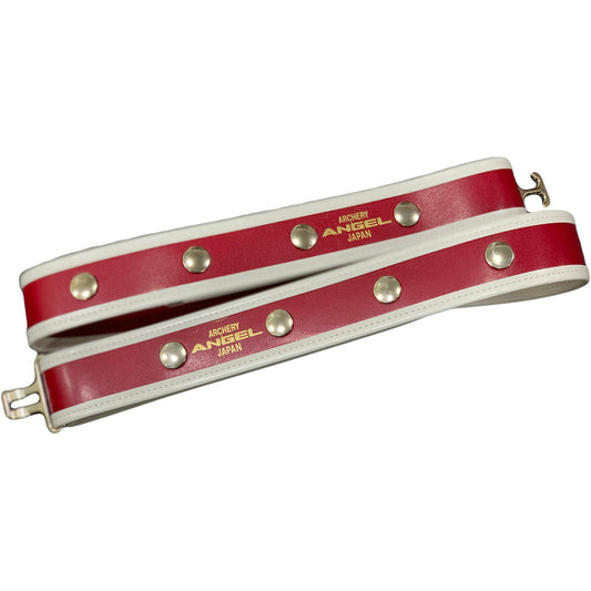 Angel Quiver Belt Red W-white Trim Long