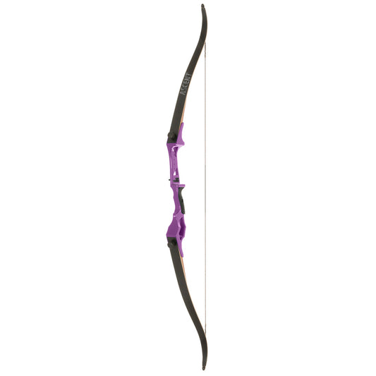 October Mountain Ascent Recurve Bow Purple 58 In. 35 Lbs. Rh