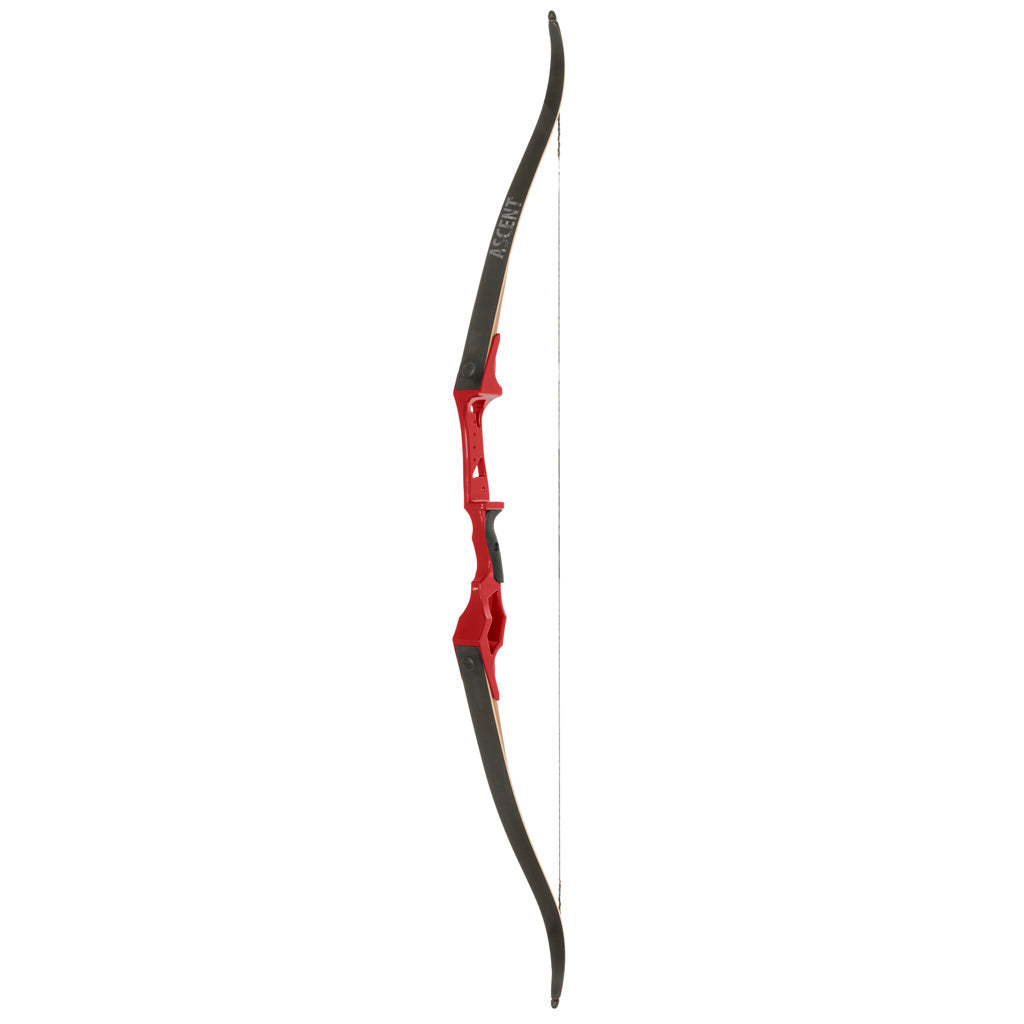 October Mountain Ascent Recurve Bow Red 58 In. 25 Lbs. Rh