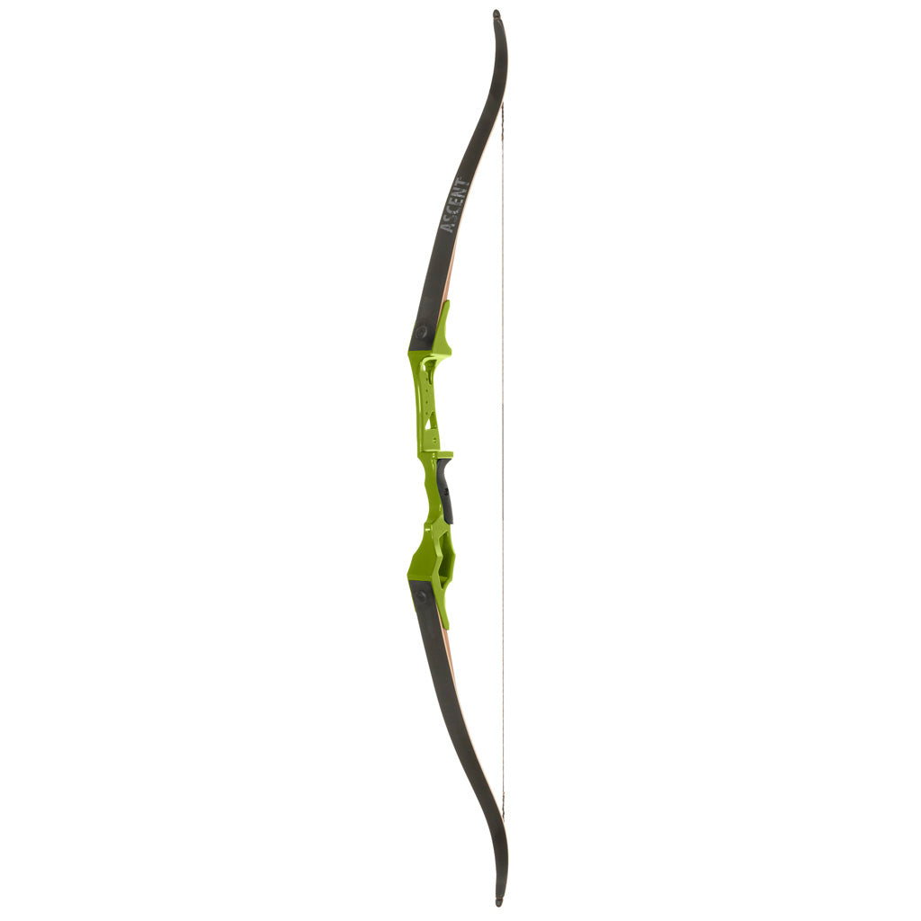 October Mountain Ascent Recurve Bow Green 58 In. 25 Lbs. Rh