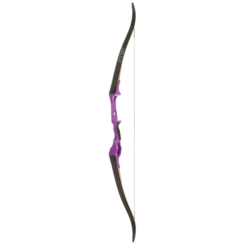 October Mountain Ascent Recurve Bow Purple 58 In. 20 Lbs. Rh