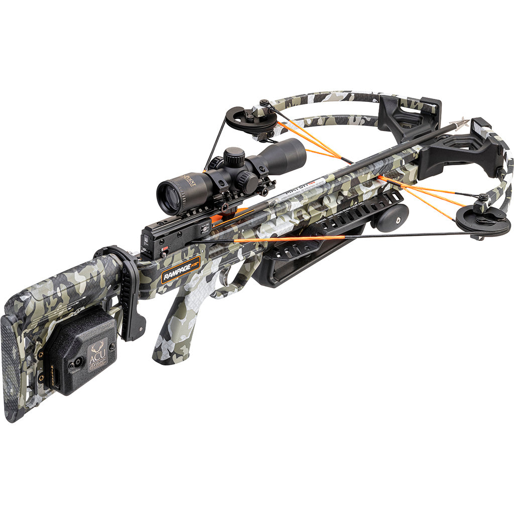 Wicked Ridge Rampage Xs Crossbow Package Acudraw De-cock Peak Camo